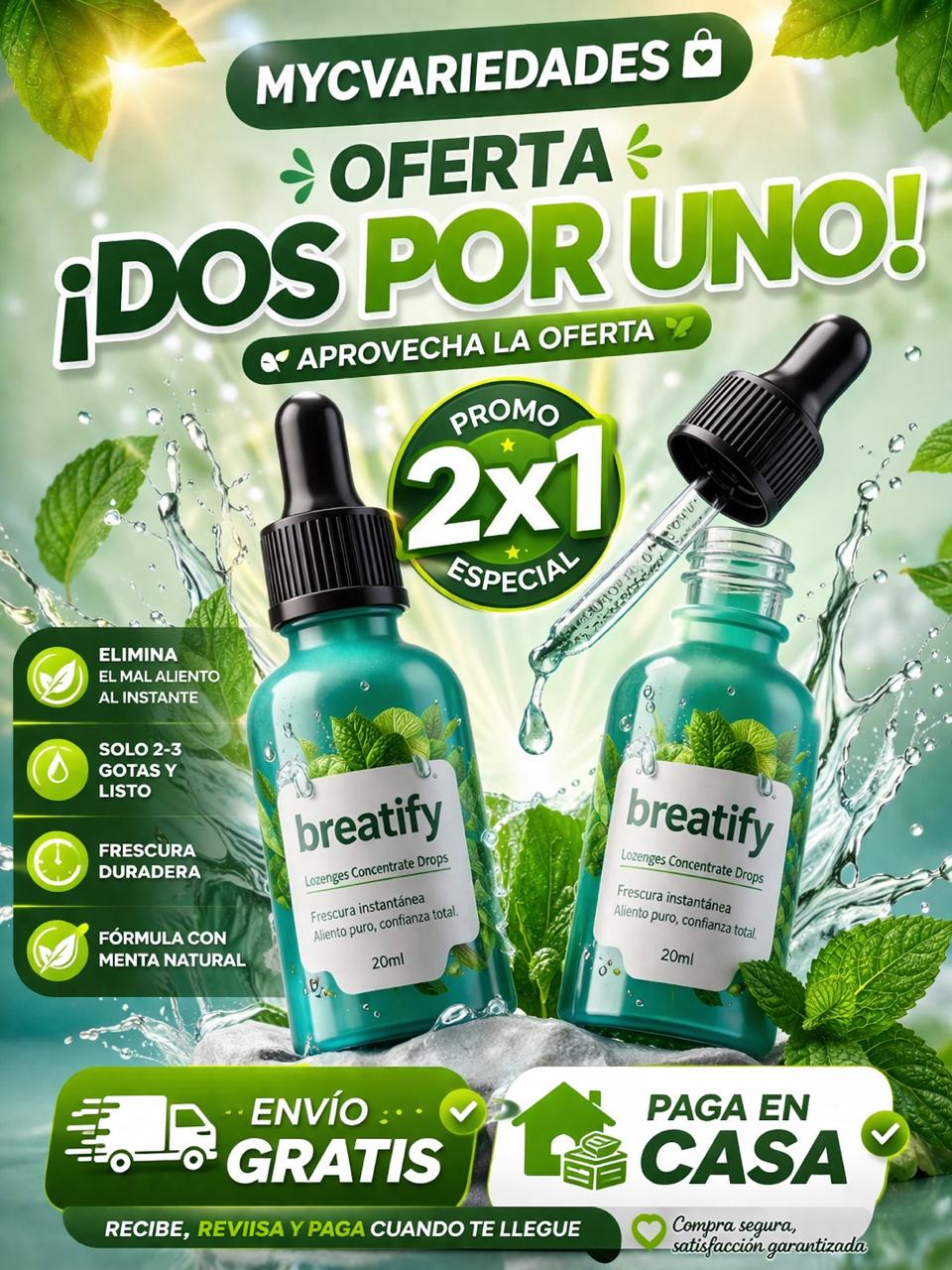 BREATIFY GOTERO PARA EL MAL ALIENTO ORIGINAL U.S.A