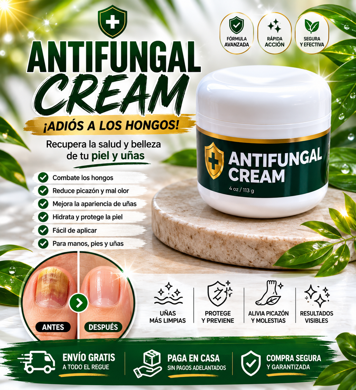 🦶🛡️ ANTIFUNGAL CREAM 🛡️🦶