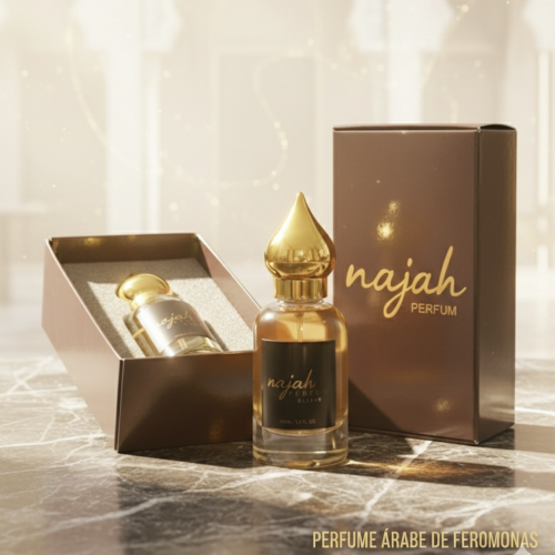 PERFUME NAJAH - ARABE CON FEROMONAS atracción que deja Huellas 🫦💋  👉 “Perfume unisex que atrae miradas”🫦😘