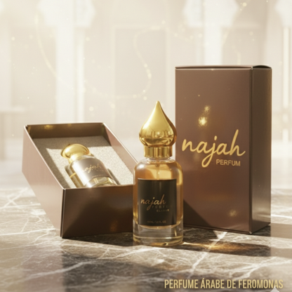PERFUME NAJAH - ARABE CON FEROMONAS atracción que deja Huellas 🫦💋  👉 “Perfume unisex que atrae miradas”🫦😘