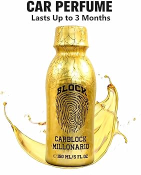 CARBLOCK PERFUME PARA AUTO AROMA MILLONARIO