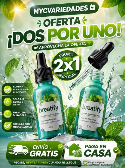 BREATIFY GOTERO PARA EL MAL ALIENTO ORIGINAL U.S.A