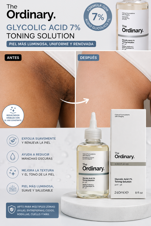 🌟 THE ORDINARY GLYCOLIC ACID 7% TONING SOLUTION (240ml)