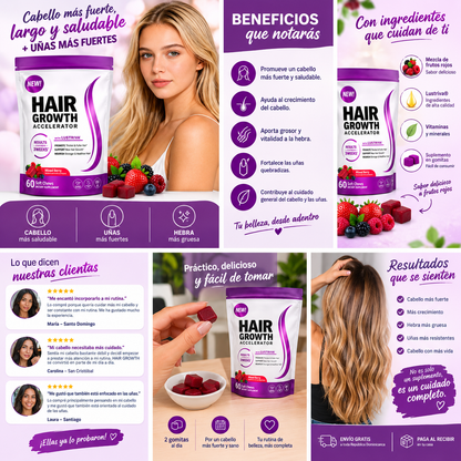 HAIR GROWTH(para ayudarte con el crecimiento de tu cabello y uñas)🤗😊🤗😊