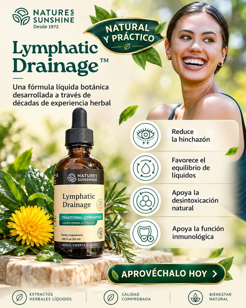 Natures Sunshine Drenaje linfático, 2ONZ | SUPLEMENTO PROMO X2 UNIDADES.