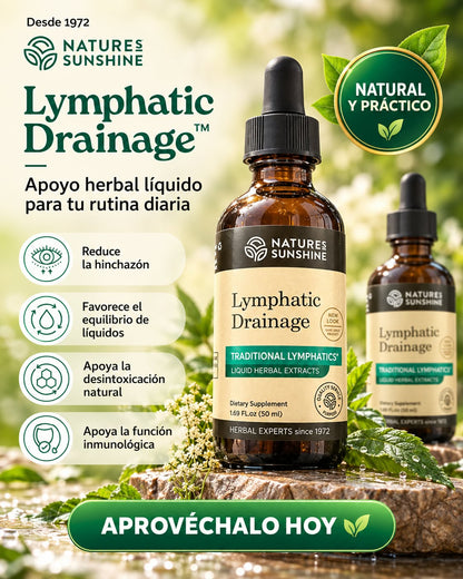 Natures Sunshine Drenaje linfático, 2ONZ | SUPLEMENTO PROMO X2 UNIDADES.